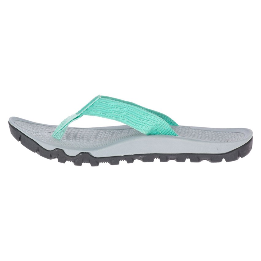 Tong Merrell Breakwater Grise/Turquoise Femme | M.S.HUSJ